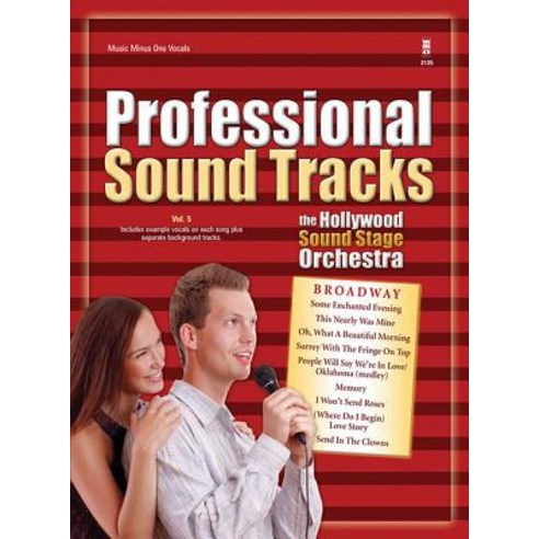 Professional Sound Tracks - Volume 5: Great Standards Paperback, Music Minus One