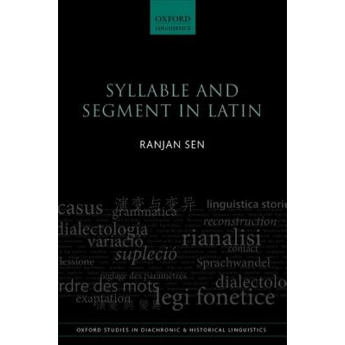 Syllable and Segment in Latin Hardcover, Oxford University Press, USA