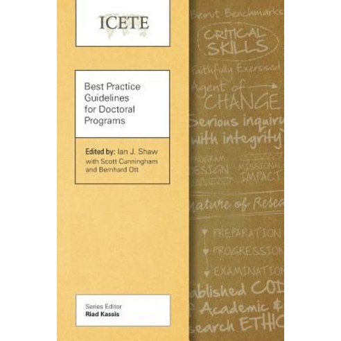 Best Practice Guidelines for Doctoral Programs Paperback, Langham Global Library