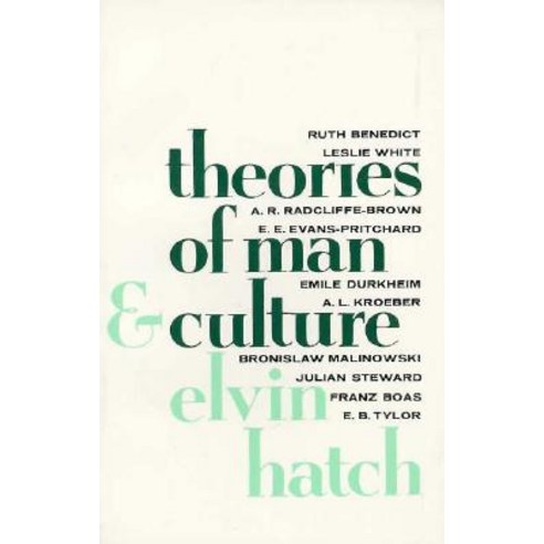 Theories of Man and Culture Paperback, Columbia University Press