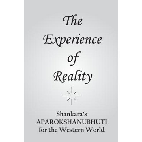 The Experience of Reality Paperback, Not Two Press