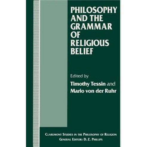Philosophy and the Grammar of Religious Belief Paperback, Palgrave MacMillan