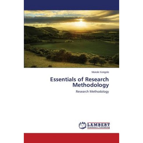 Essentials of Research Methodology Paperback, LAP Lambert Academic Publishing