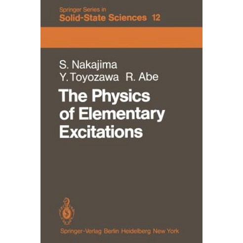 The Physics of Elementary Excitations Paperback, Springer