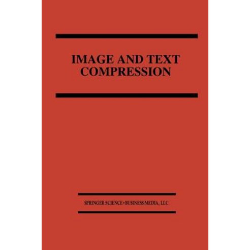 Image and Text Compression Paperback, Springer