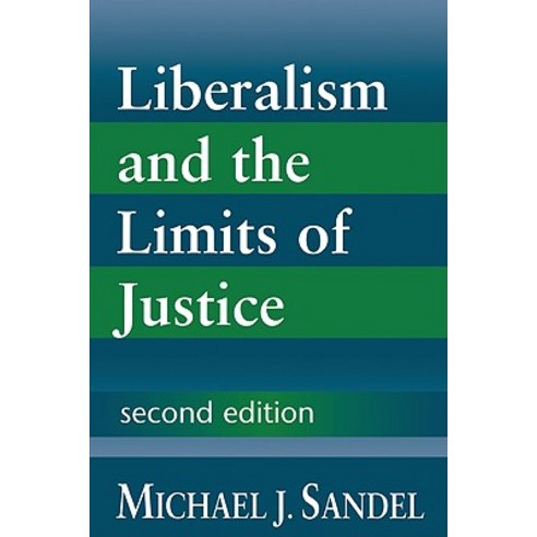 Liberalism and the Limits of Justice Paperback, Cambridge University Press