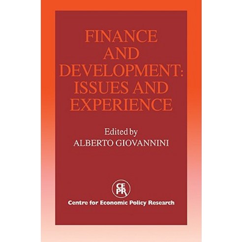 Finance and Development: Issues and Experience Paperback, Cambridge University Press