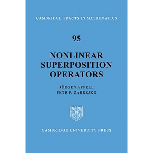 Nonlinear Superposition Operators Paperback, Cambridge University Press