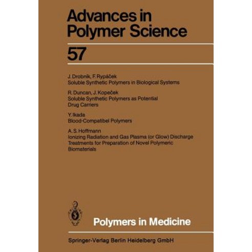 Polymers in Medicine Paperback, Springer