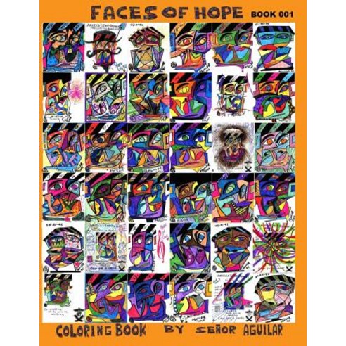 Faces of Hope Coloring Book: Book 001 Paperback, Createspace Independent Publishing Platform
