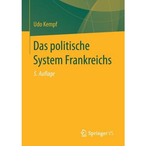 Das Politische System Frankreichs Paperback, Springer vs