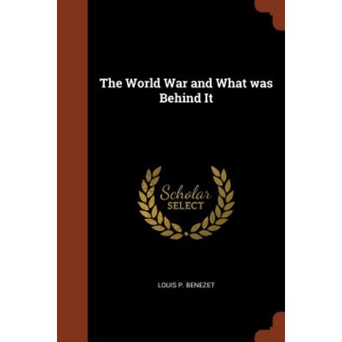 The World War and What Was Behind It Paperback, Pinnacle Press