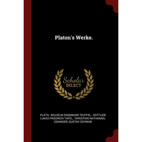 Platon''s Werke. Paperback, Andesite Press