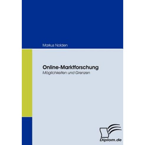 Online-Marktforschung Paperback, Diplomica Verlag Gmbh
