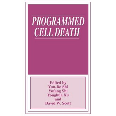 Programmed Cell Death Hardcover, Springer