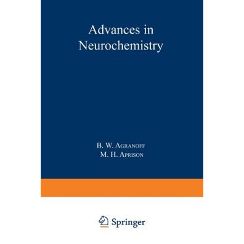 Advances in Neurochemistry Paperback, Springer