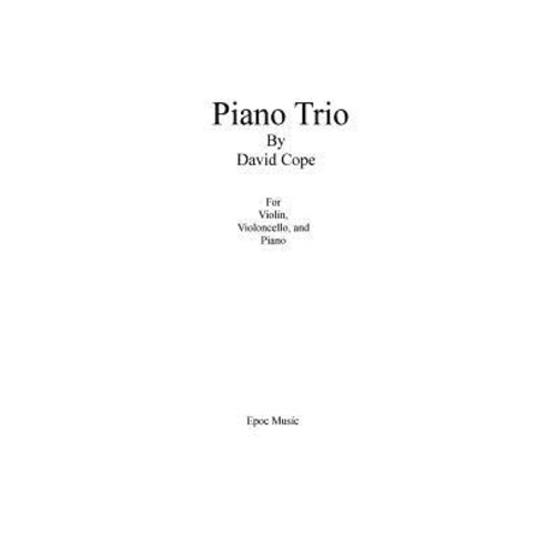 Piano Trio Paperback, Createspace Independent Publishing Platform