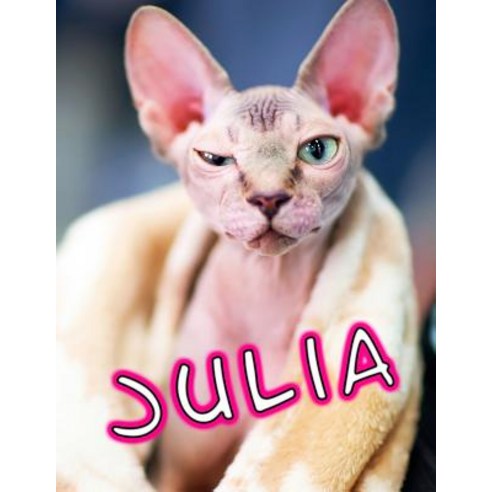 Julia: Personalized Journal Notebook Diary 105 Lined Pages Large Size Book 8 1/2" X 11" Paperback, Createspace Independent Publishing Platform
