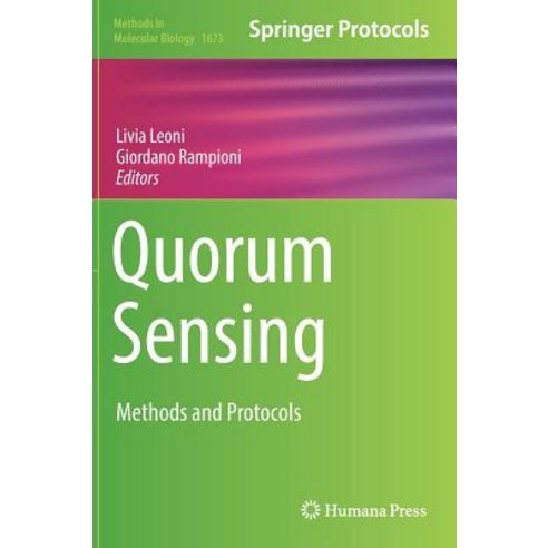 Quorum Sensing: Methods and Protocols Hardcover, Humana Press