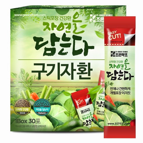 조은약초 프리미엄 구기자환 스틱 30포 x 3g 구기자, 30개입