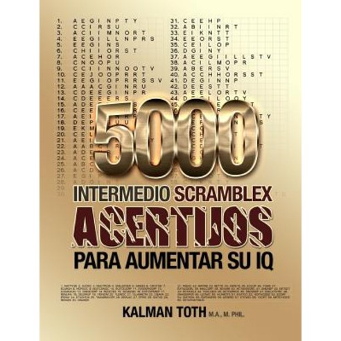 5000 Intermedio Scramblex Acertijos Para Aumentar Su IQ, Createspace