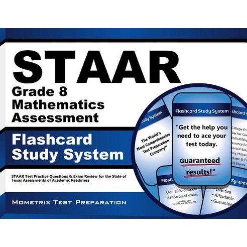 Staar Grade 8 Mathematics Assessment Flashcard Study System: Staar Test ...