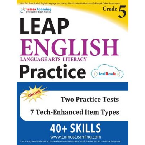 Leap Test Prep: Grade 5 English Language Arts Literacy (Ela) Practice ...