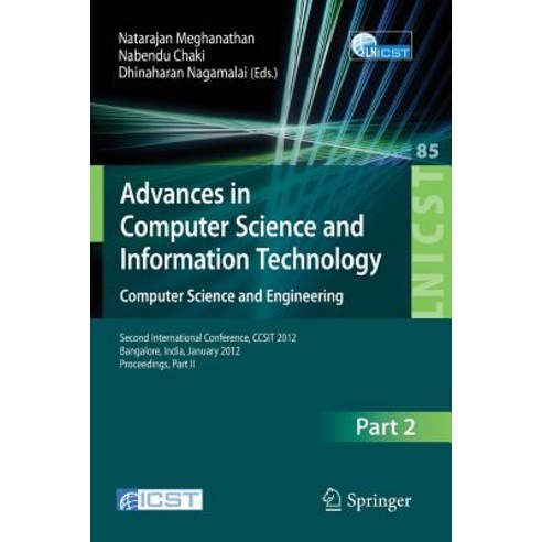 Advances in Computer Science and Information Technology. Computer Science and Engineering: Second Inte..., Springer