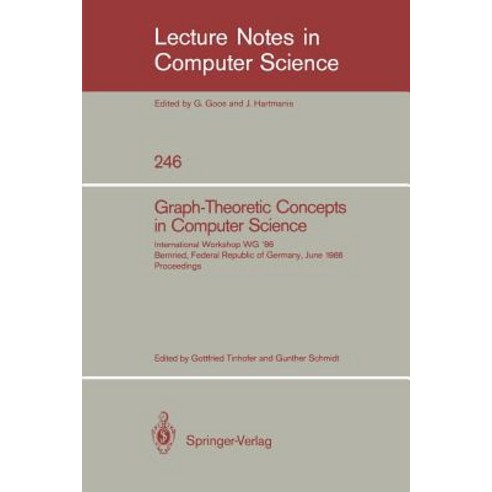 Graph-Theoretic Concepts in Computer Science: International Workshop Wg ''86 Bernried Federal Republic..., Springer