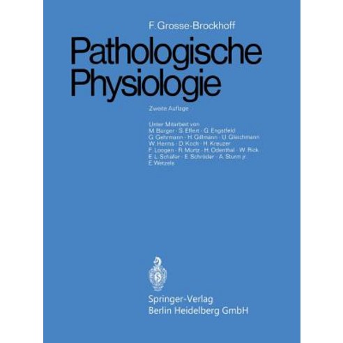 Pathologische Physiologie, Springer