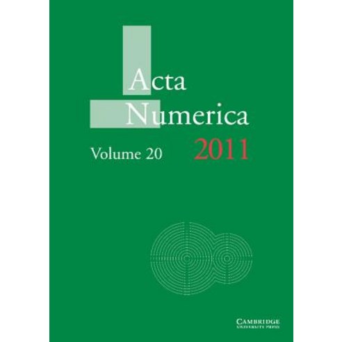 ACTA Numerica 2011: Volume 20 Hardcover, Cambridge University Press