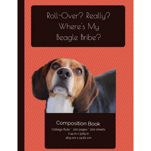 Funny Beagle Composition Notebook: College Ruled Writer''s Notebook for ...