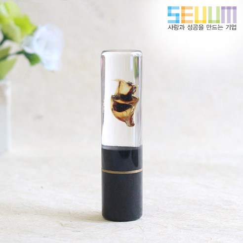 세움 비취블랙 탯줄도장, 인각서체