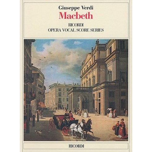 Macbeth: Vocal Score Paperback, Ricordi