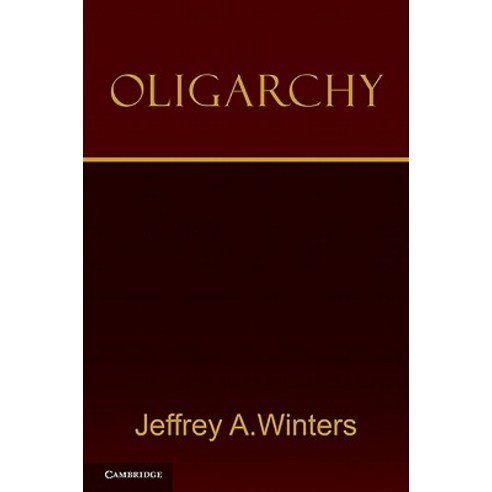 Oligarchy Paperback, Cambridge University Press