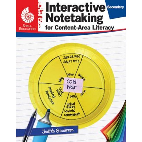 Interactive Notetaking for Content-Area Literacy Secondary Paperback, Shell Education Pub