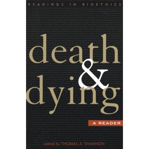 Death and Dying: A Reader Paperback, Sheed & Ward