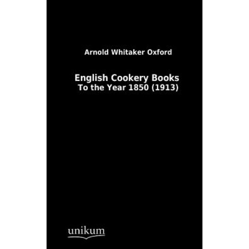 English Cookery Books Paperback, Europ Ischer Hochschulverlag Gmbh & Co. Kg