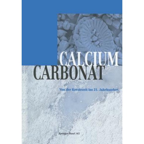 Calciumcarbonat: Von Der Kreidezeit Ins 21. Jahrhundert Paperback, Birkhauser