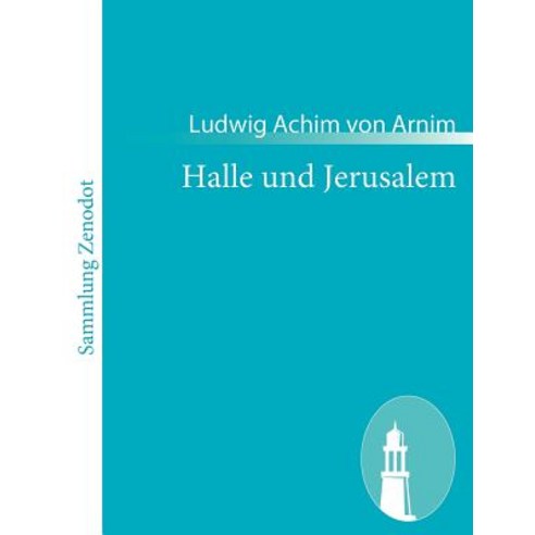 Halle Und Jerusalem Paperback, Contumax Gmbh & Co. Kg