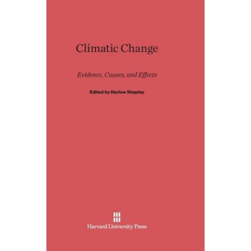 Climatic Change Hardcover, Harvard University Press