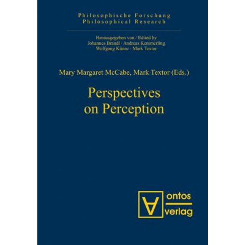 Perspectives on Perception Hardcover, de Gruyter