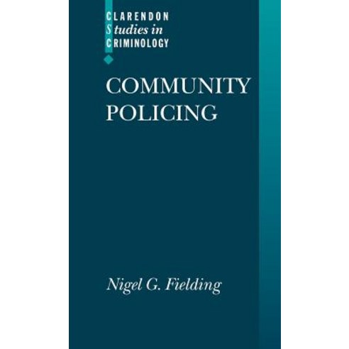 Community Policing Hardcover, OUP Oxford