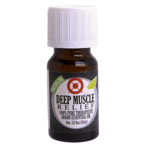 Healing Solutions 100% 퓨어 테라퓨틱 그레이드 에센셜 오일, 10ml, Muscle Relief, 1개