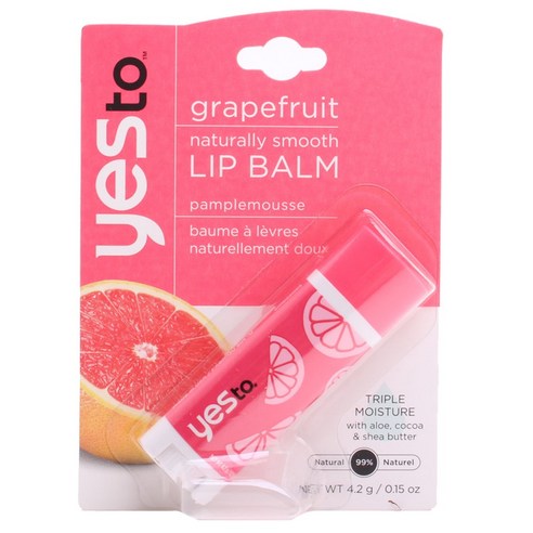 예스투 립 밤 내추럴리 스무드 4.2g, Grapefruit, 1개