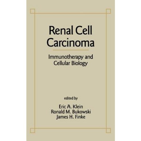 Renal Cell Carcinoma Hardcover, CRC Press