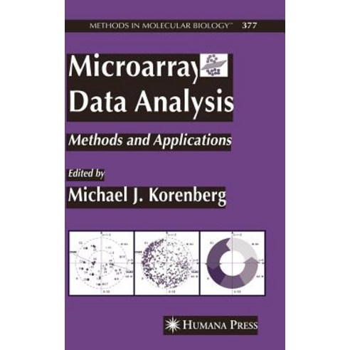 Microarray Data Analysis: Methods and Applications Hardcover, Humana Press