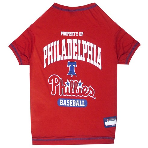 도기네이션 베이스볼 애견 티셔츠, Philadelphia Phillies