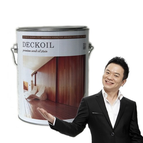 [마이칼라페인트] 프리미엄 오일스테인 데크오일 4L, 투명색, 1개