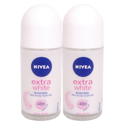 니베아 데오드란트 50ml X2개 롤온타입, 2개